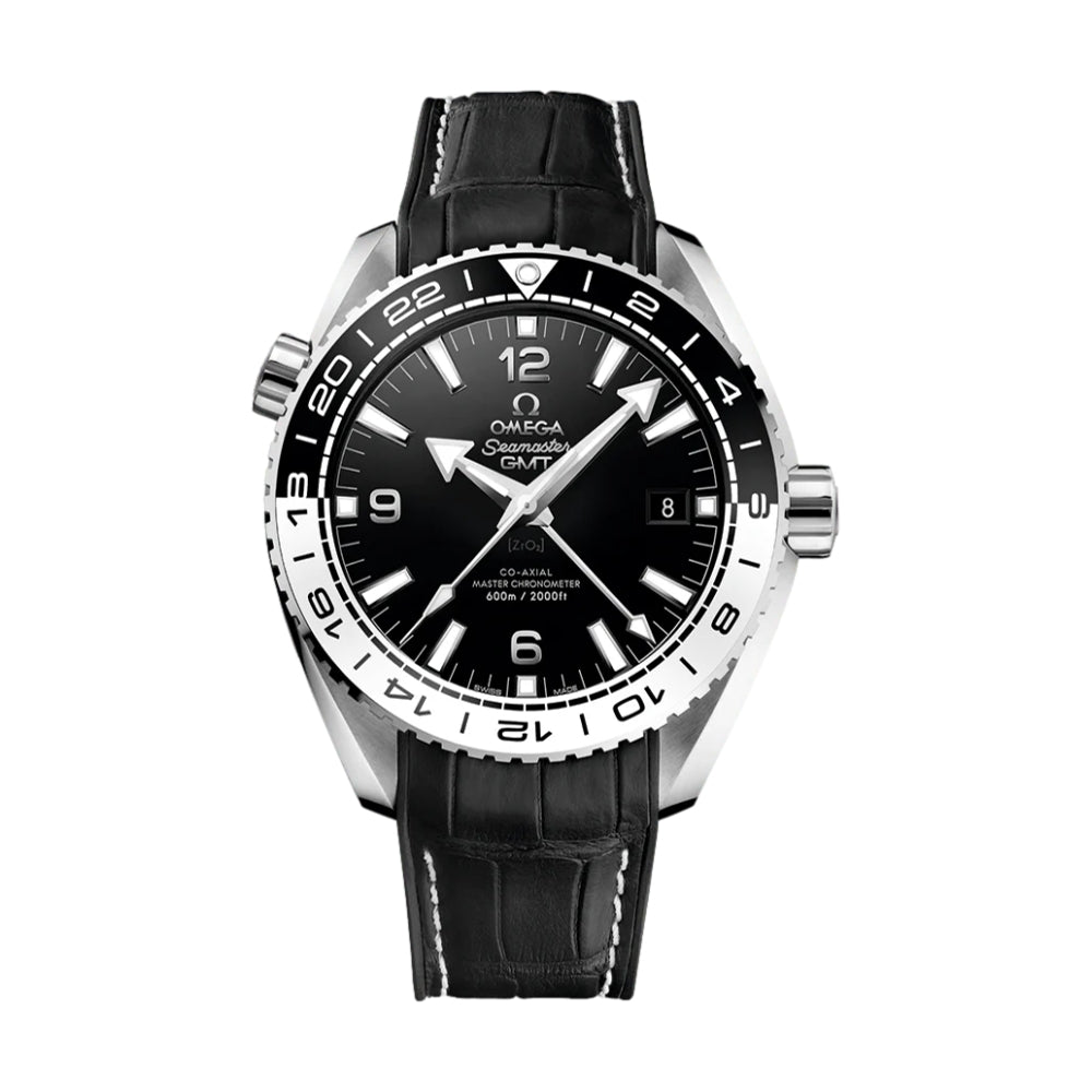 Seamaster Planet Ocean 600M GMT 43.5 mm - Black on Strap