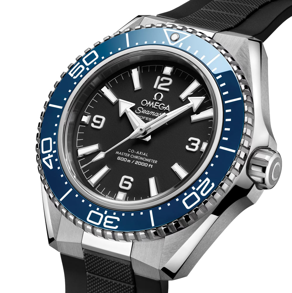 Seamaster Planet Ocean 600M 42mm - Black and Blue on Rubber Strap