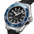 Seamaster Planet Ocean 600M 42mm - Black and Blue on Rubber Strap