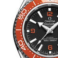 Seamaster Planet Ocean 600M 42mm - Black and Orange on Black Rubber Strap