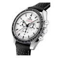 Speedmaster Moonwatch Professional Chronograph Sapphire 42mm - White on Leather Strap
