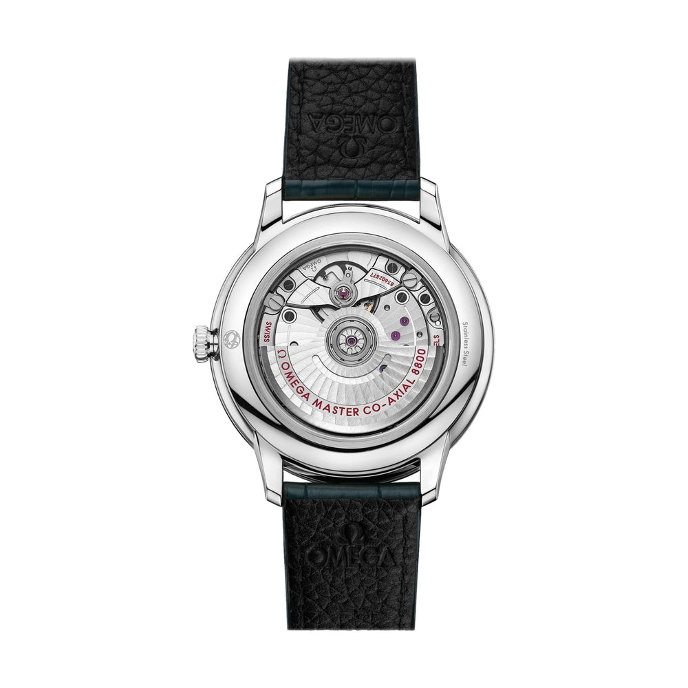 De Ville Prestige 40mm - Green on Leather Strap