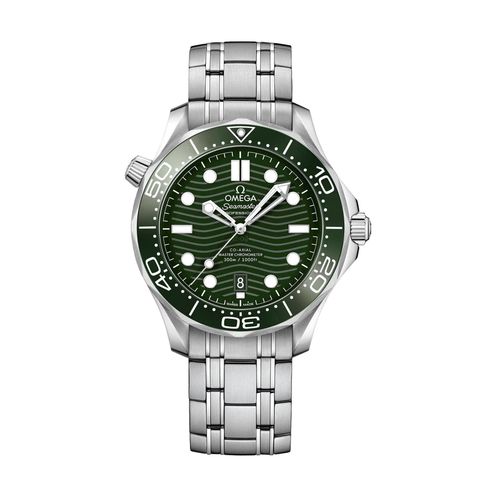 Seamaster Diver 300M Co-Axial Master Chronometer 42mm - Green on Bracelet