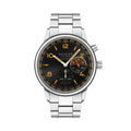 Club Sport Neomatik Worldtimer Grid 40mm - Black w/ Orange on Bracelet