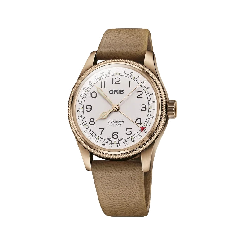 Father Time Limited Edition 40mm - White on Leather Strap