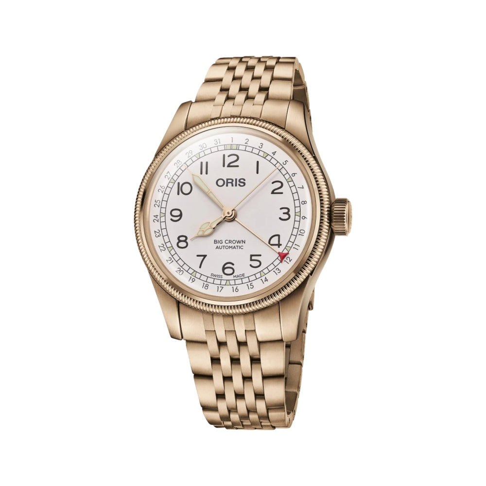 Father Time Limited Edition 40mm - White on Leather Strap