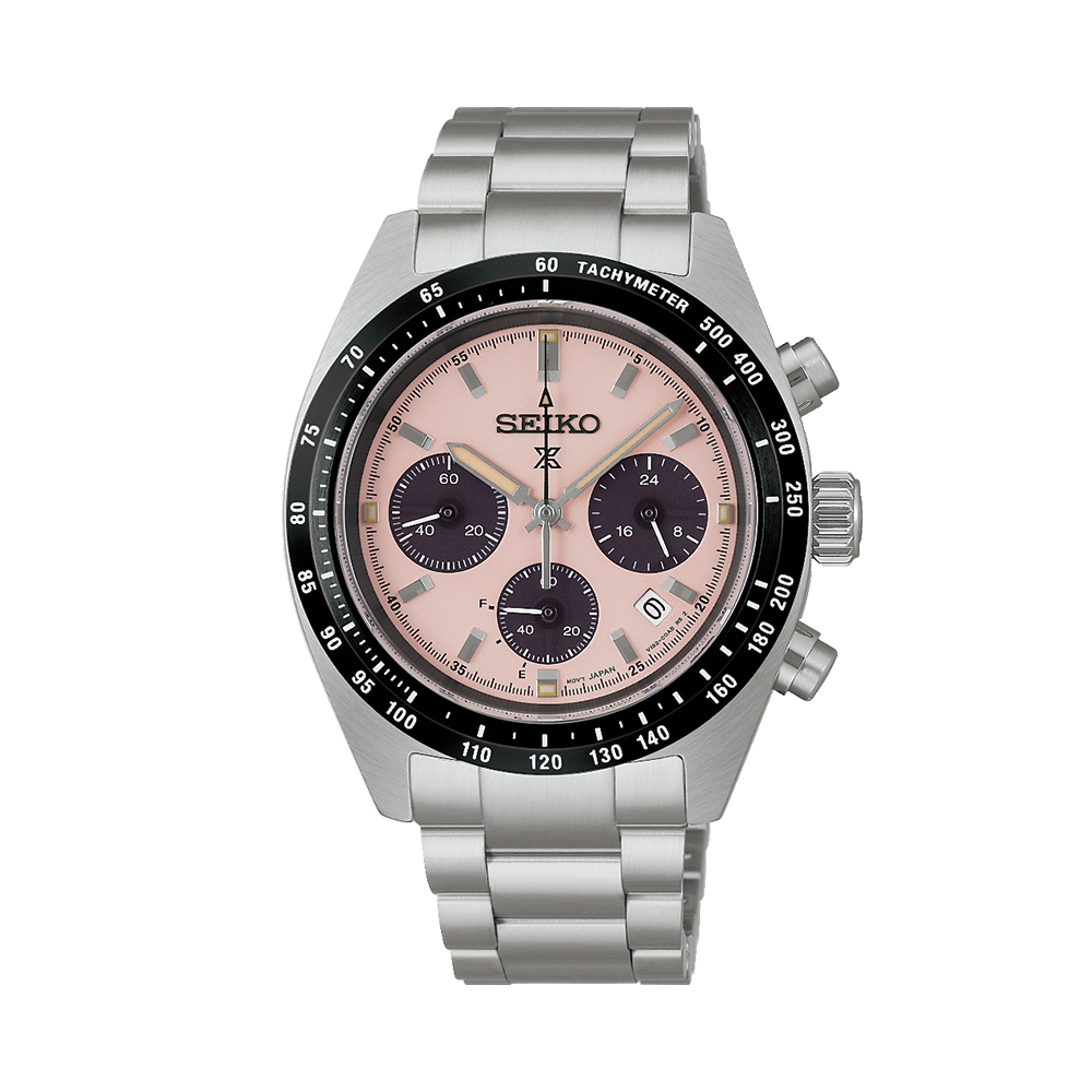 SSC963 Prospex Speedtimer 39mm - Pink on Bracelet