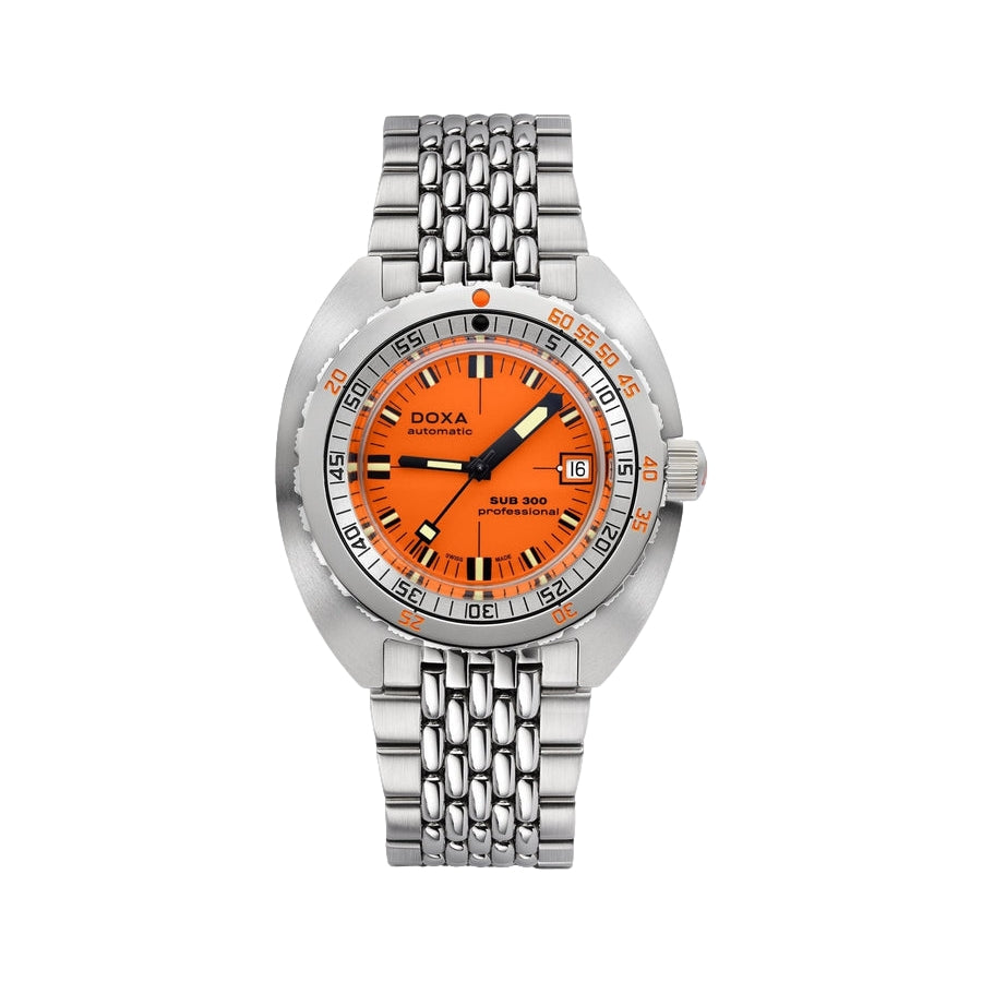 SUB 300 Professional 42.5mm - Orange on Bracelet