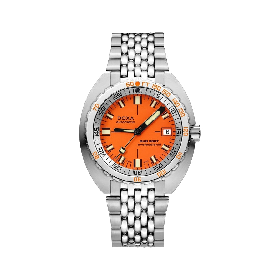 SUB 300T Professional 42.5mm - Orange on Bracelet