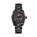 Essence Ceramica Skeleton COSC 41mm - Black and Stradale Viola on Bracelet