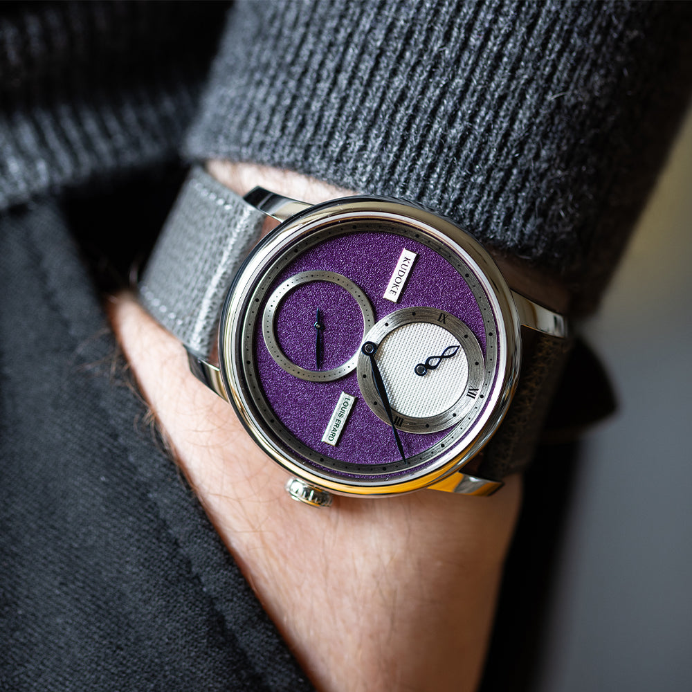 Louis Erard x KUDOKE Le Régulateur 42mm - Purple