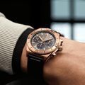 Chronomat B01 18k Red Gold 42mm - Anthracite on Rubber Strap
