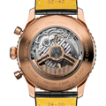 Navitimer B01 Chronograph 18k Red Gold 46mm - Silver on Leather Strap