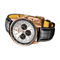 Navitimer B01 Chronograph 18k Red Gold 46mm - Silver on Leather Strap