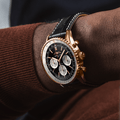 Navitimer B01 Chronograph 18k Red Gold 43mm - Black on Leather Strap