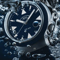 SAR Rescue Timer Automatic 42mm - Nautic Blue on Rubber Strap