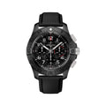 Avenger B01 Chronograph 44mm - Night Mission Black on Leather Strap