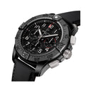 Avenger B01 Chronograph 44mm - Night Mission Black on Leather Strap