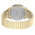 Q Timex® Gold-Tone 36mm - Brown on Stainless Steel Expansion Band
