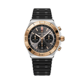 Chronomat B01 Automatic Panda Dial Two-Tone 42mm - Anthracite on Rubber Strap