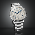 Senator Chronograph 41mm - Galvanic Silver on Bracelet