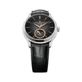 Clifton 10758 Moonphase 39mm - Grey on Leather Strap