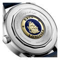 Flagship Heritage Moonphase 38.5mm - Sunray Blue on Leather Strap