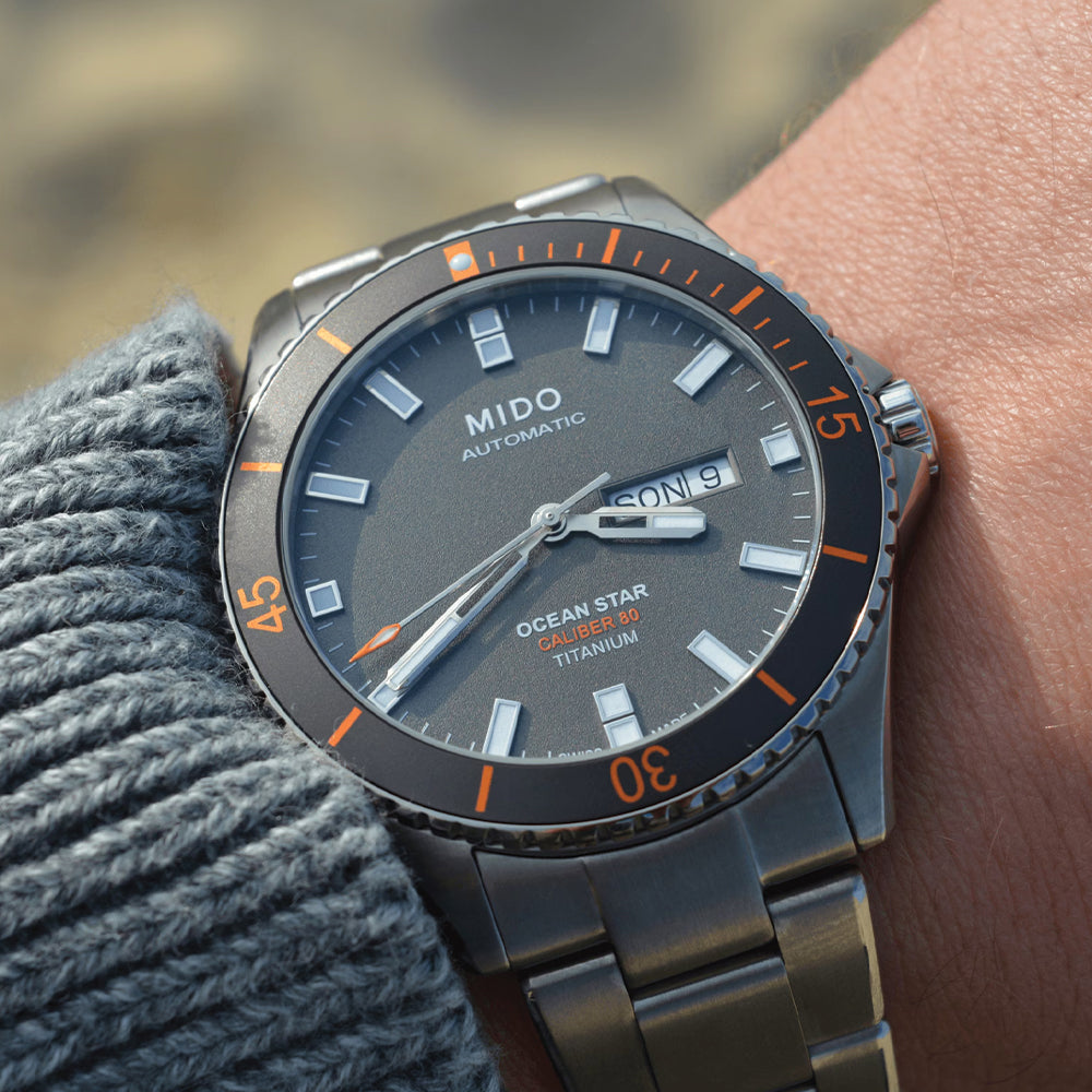 Ocean Star Captain 42.5mm - Titanium on Bracelet