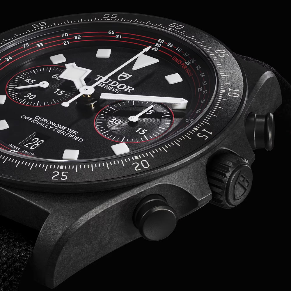 Pelagos FXD Chrono Carbon Composite 43mm - Black on Fabric Strap