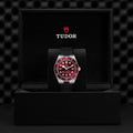 Black Bay 58 39mm - Burgundy on Rubber Strap