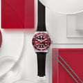 Black Bay 58 39mm - Burgundy on Rubber Strap