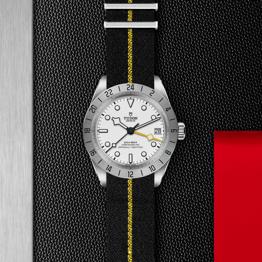 Black Bay Pro GMT 39mm - Opaline on Fabric Strap