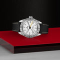 Black Bay Pro GMT 39mm - Opaline on Rubber/Leather Strap