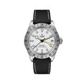 Black Bay Pro GMT 39mm - Opaline on Rubber/Leather Strap