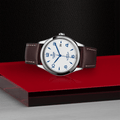 1926 39mm - Opaline on Leather Strap
