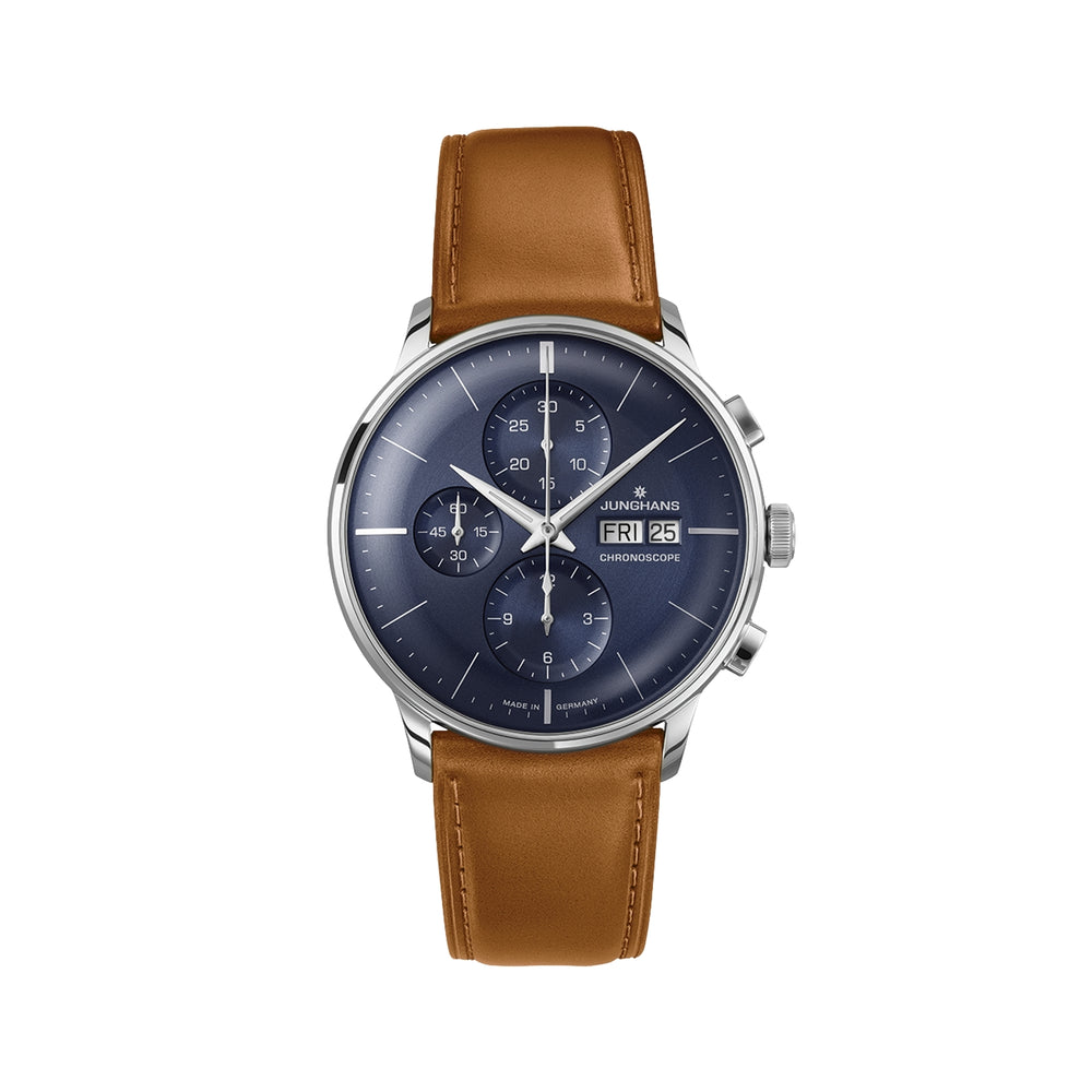 Meister Chronoscope 40.7mm - Blue on Leather Strap