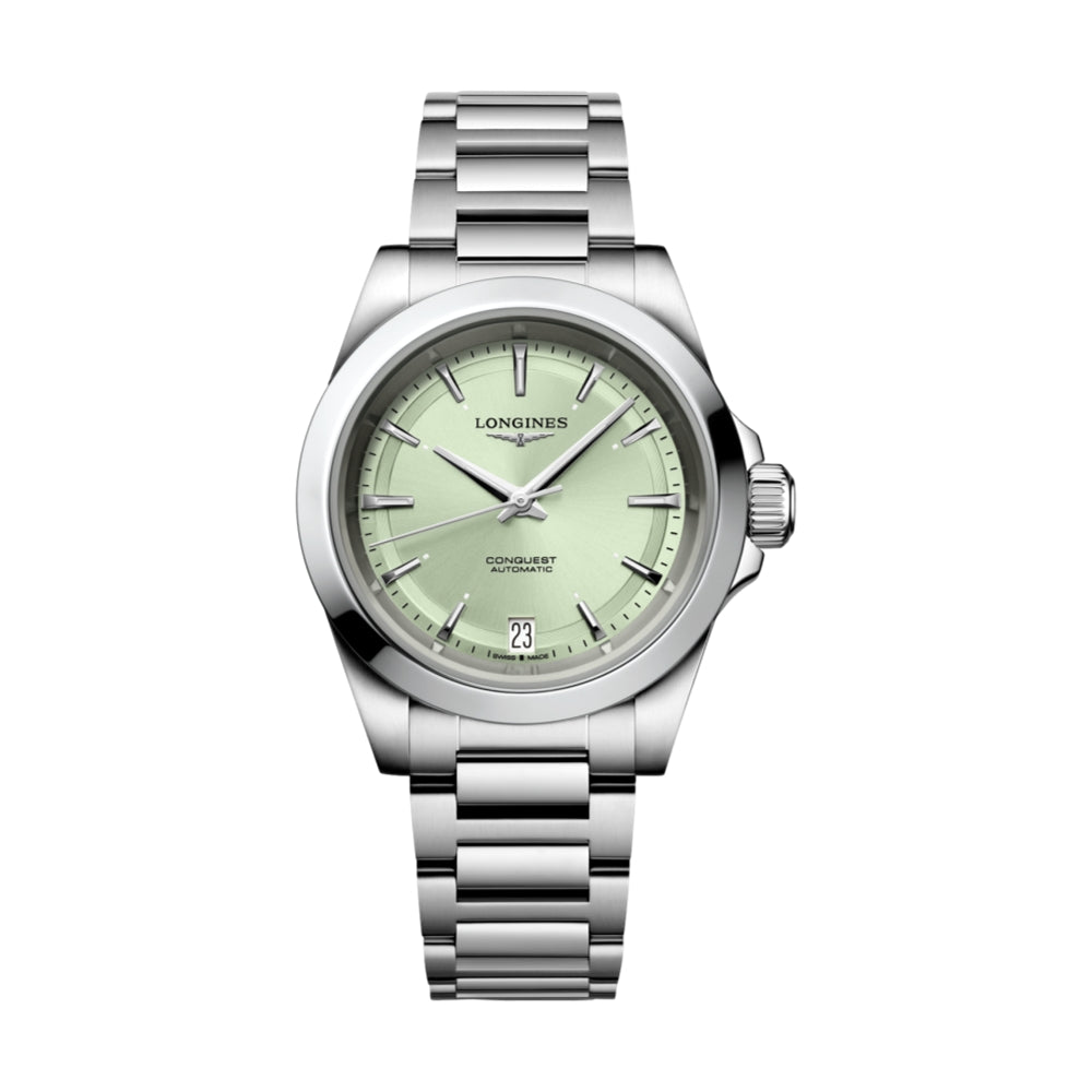 Conquest 34mm - Sunray Green on Bracelet