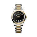 Conquest Quartz Two-Tone 38mm - Black on Bracelet