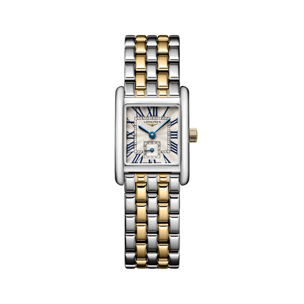 Mini DolceVita Quartz Yellow Gold Two-Tone 29mm - Silver 