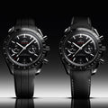 Speedmaster Dark Side of the Moon Black Ceramic 44.25mm - Black on Fabric Strap