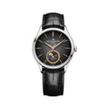 Clifton 10758 Moonphase 39mm - Grey on Leather Strap