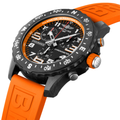 Endurance Pro Breitlight® 44mm - Black on Orange Rubber Strap