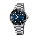 Aquis Date 41.5mm - Blue on Bracelet