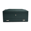 British Racing 10 PC with Drawer Watch Box Green