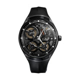 ElectroStatic DNA 45.1mm - Black on Rubber Strap