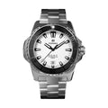 REEF Automatic COSC 300M Black Bezel 42mm - White on Bracelet