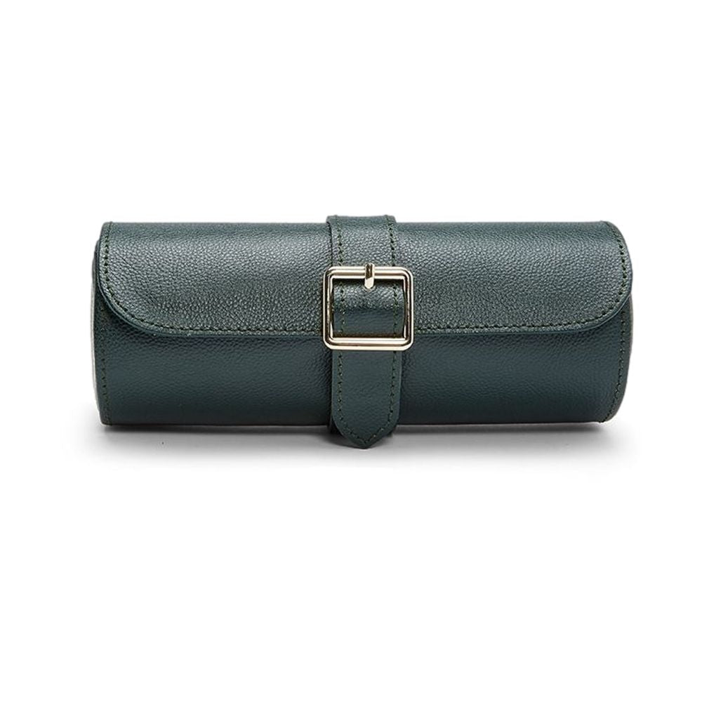 British Racing Triple Watch Roll Green