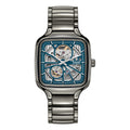 True Square Automatic Open Heart 38mm - Blue on Bracelet