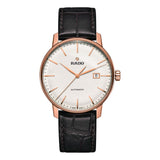 Coupole Classic Automatic Rose Gold 41mm - White on Leather Strap