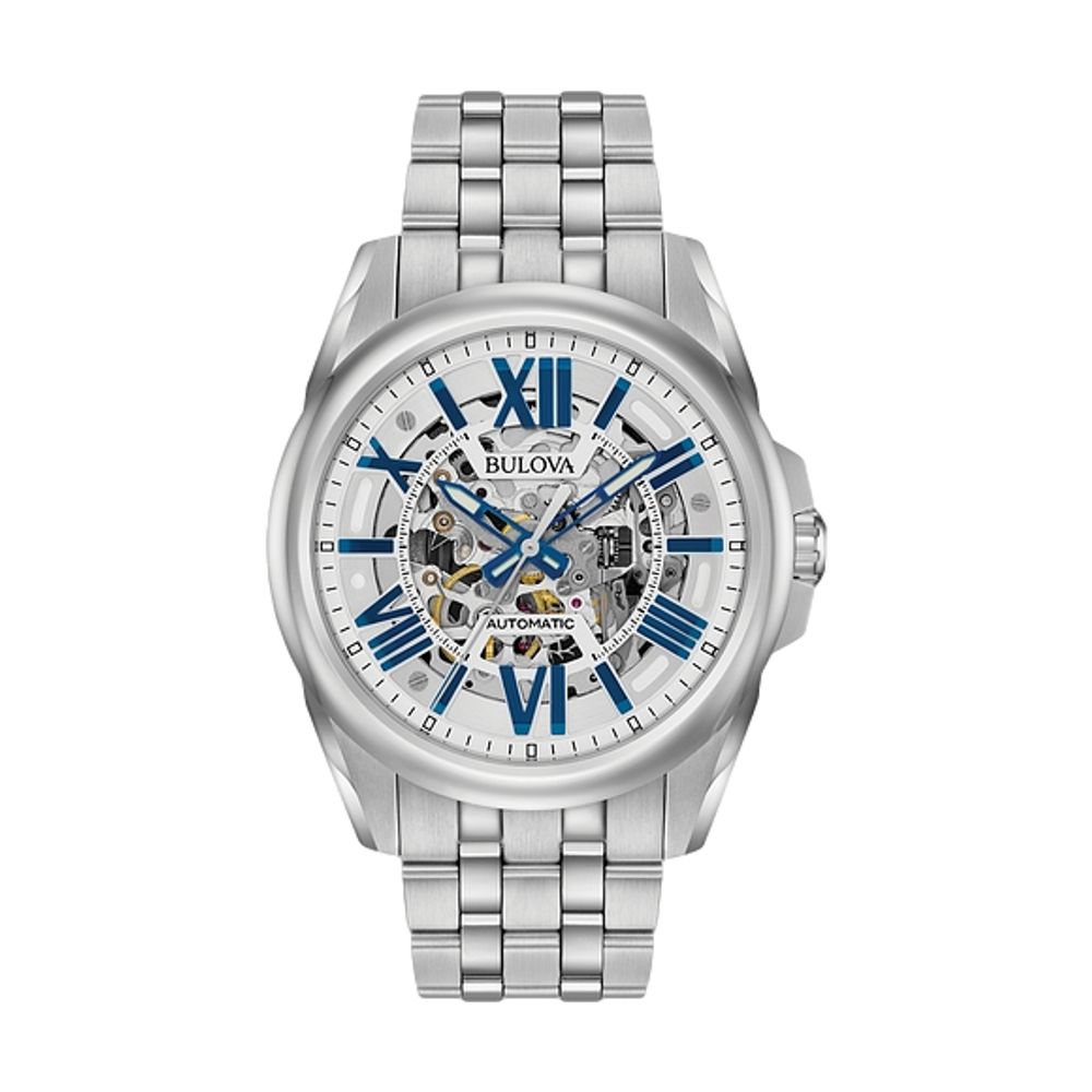 Sutton 43mm - Silver Skeleton on Bracelet